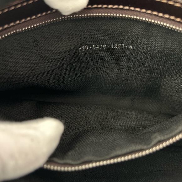 Authentic Fendi Black Suede Baguette - Picture 9 of 15